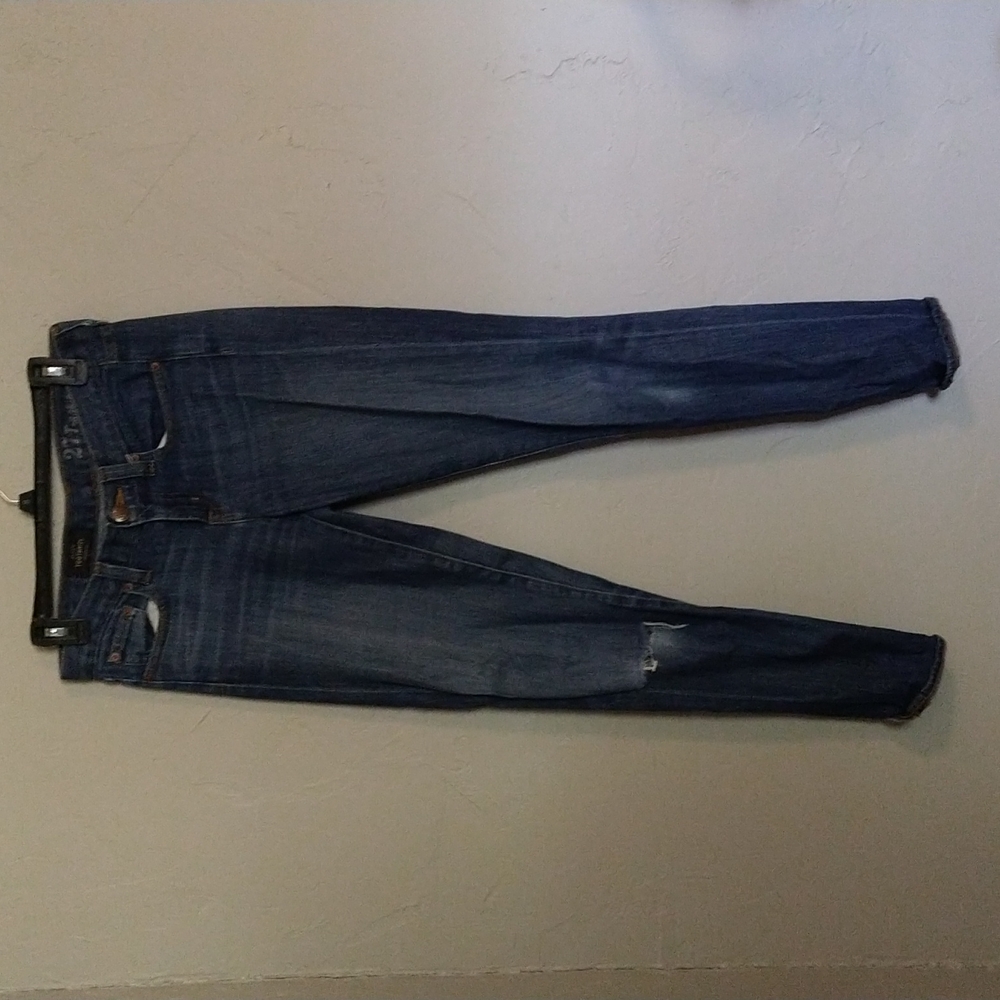 J crew toothpick ankle jeans